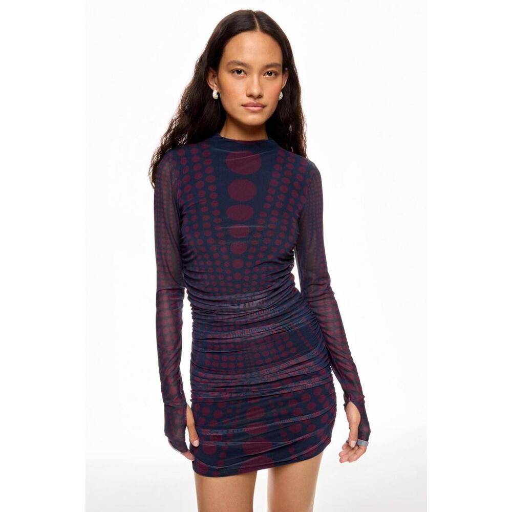 Afrm Multicolored Darcie Cocktail Dress Size S/P As Is Condition